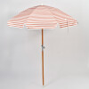 SOMBMAD Sombrilla De Playa De Lujo Regulable Sunnylife - Tierra Clay Stripe