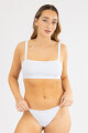 Top greta Blanco