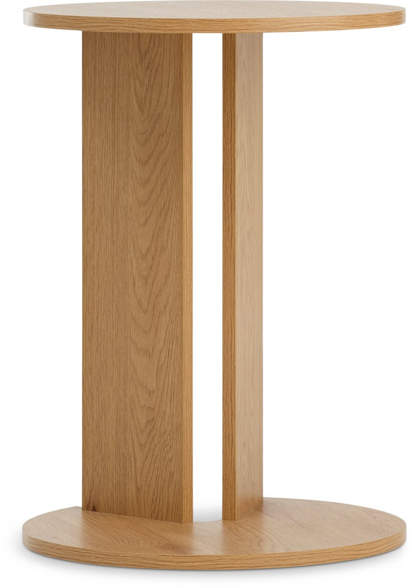 Mesa auxiliar RAASTED Ø40 color roble 