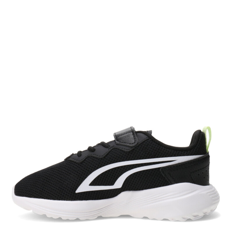 Championes Infantiles Puma All Day Active Negro - Fluor