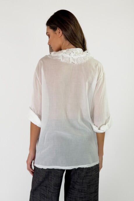 BLUSA MARINO Blanco
