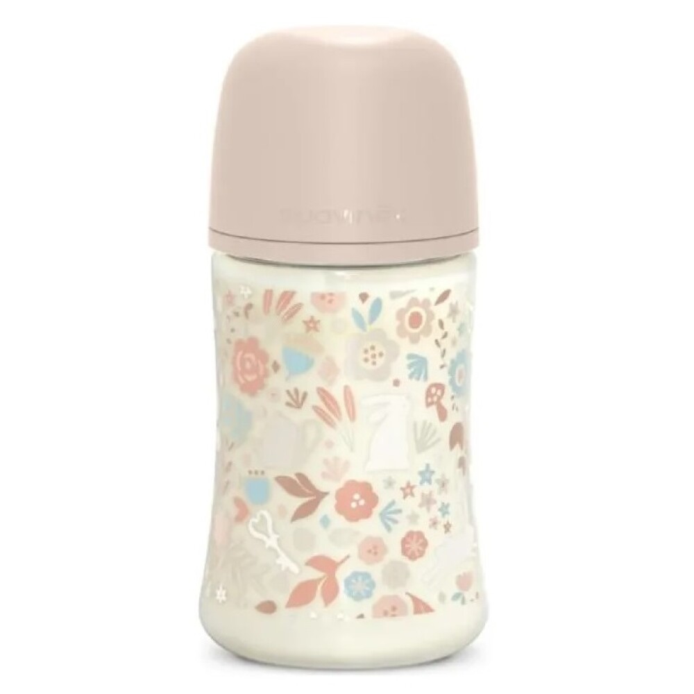 Biberón fisiológico 270ml Suavinex Rosa wonder