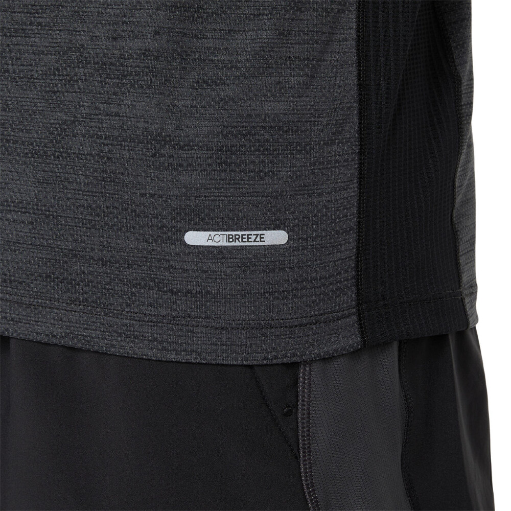 Polos Running Road SS Top Hombre Performance Black