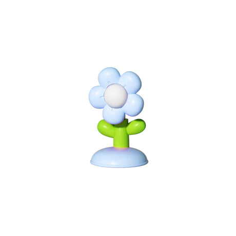 Lámpara de escritorio flor – diseño infantil Celeste