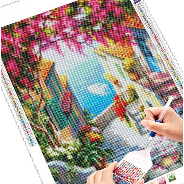 KIT DIAMANTE 5D Varios Diseños Diamant Art Atrix ® Variante Diseño Paisaje