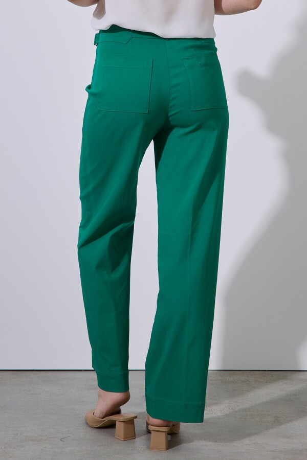 Pantalon Hebilla & Boton VERDE