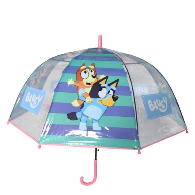 Paraguas Bluey Bluey Celeste - Azul - Rosa