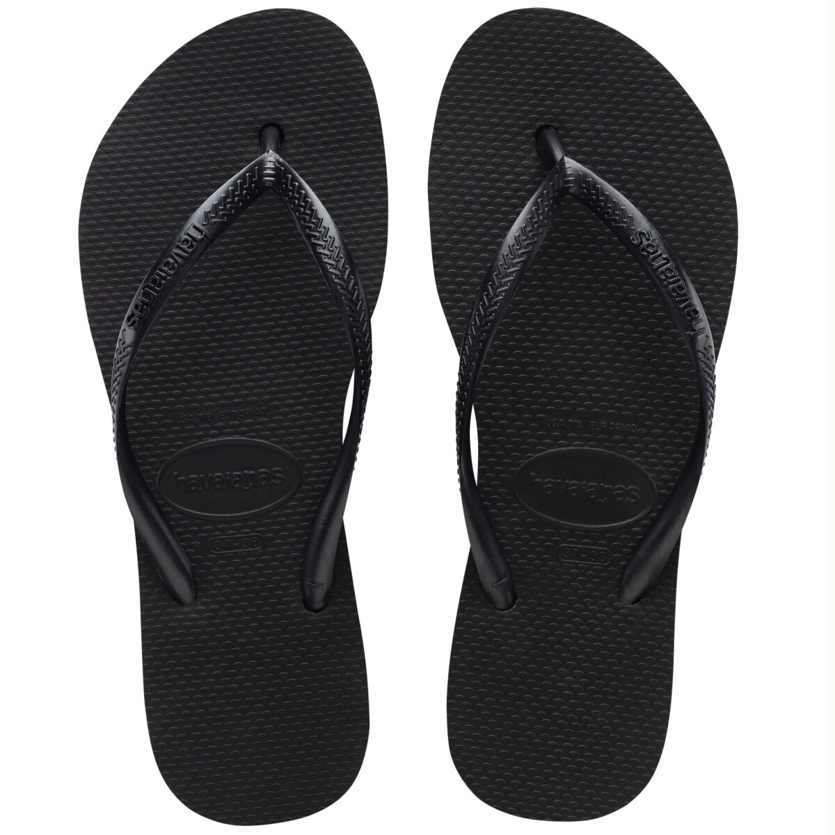 Ojota de Mujer Havaianas Slim - Negro 