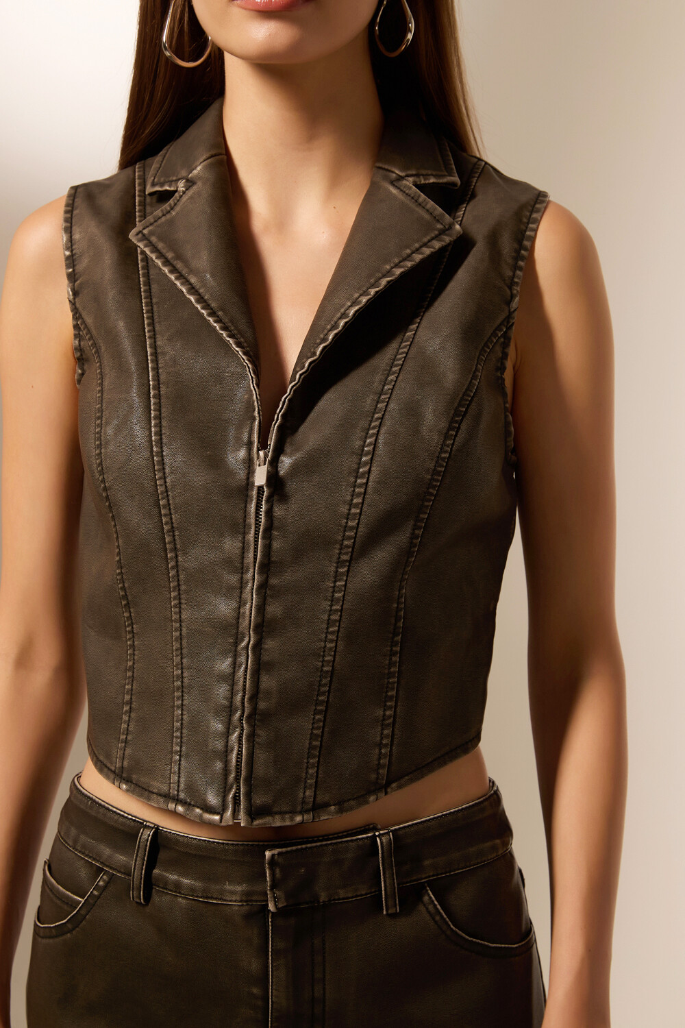 Chaleco Heini Gris Oscuro