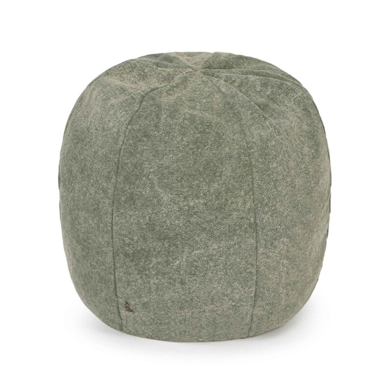 Pouf stonewashed Verde