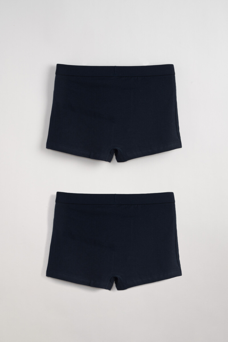 Boxer algodón corto Azul Marino