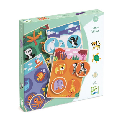 Loto Wood Juego de Memoria Djeco Loto Wood Juego de Memoria Djeco