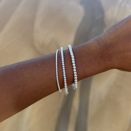 Pulsera Bolitas Nº3 - Plata 925 Pulsera Bolitas Nº3 - Plata 925