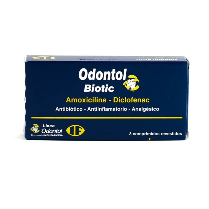ODONTOL BIOTIC CJ X 8 COMPRIMIDOS única