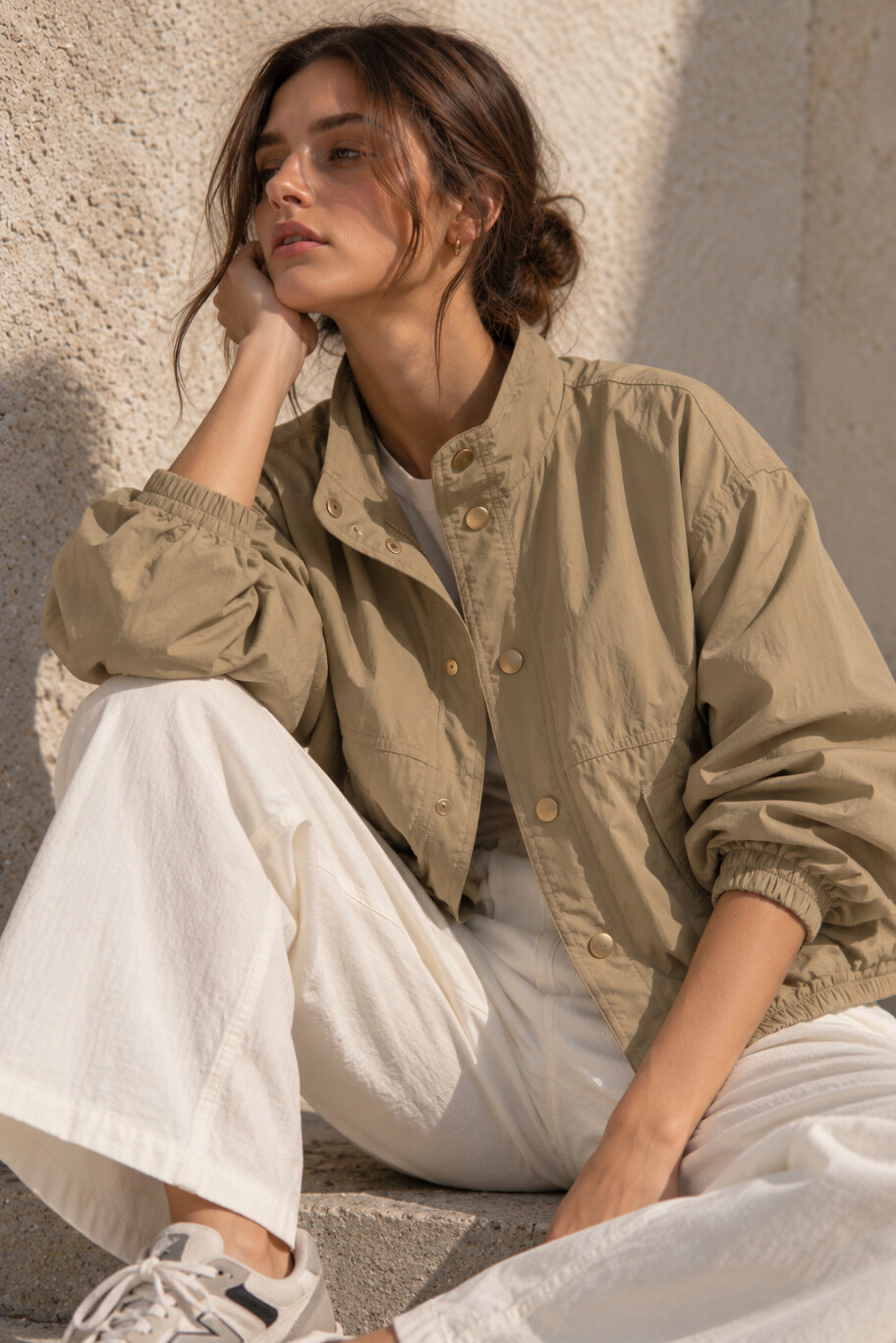 Chaqueta Jojoba Tostado