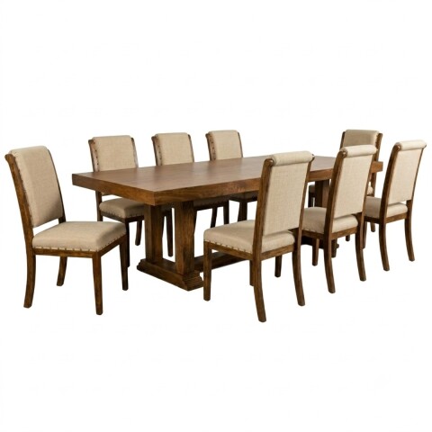 JUEGO COMEDOR JCM002 8 PUESTOS - BEIGE 305531 (CD) Unica