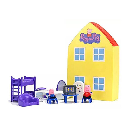 Casita Peppa Pig Original Con Figuras Y Accesorios Casita Peppa Pig Original Con Figuras Y Accesorios