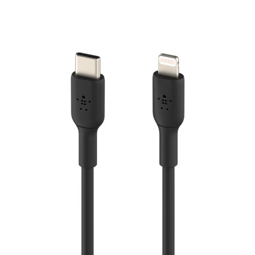 Cable de carga Belkin Lightning a USB - C 1mt Negro (Certificado iPhone) Cable de carga Belkin Lightning a USB - C 1mt Negro (Certificado iPhone)