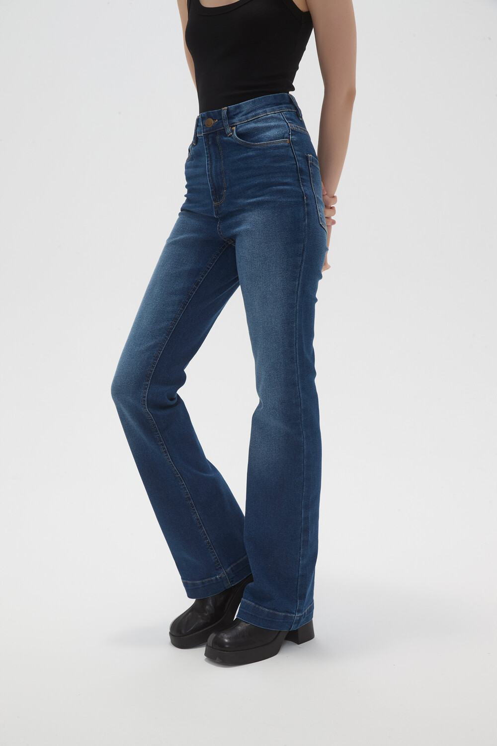 Pantalon Frankie Azul Medio