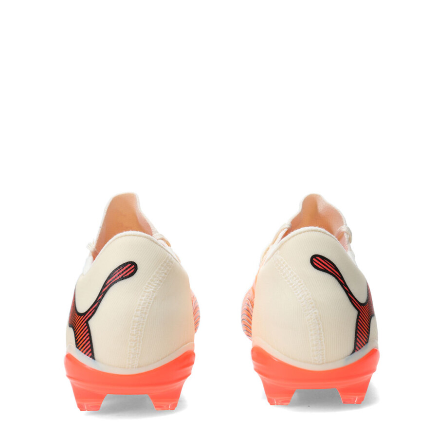 Championes de Hombre Puma Future 9 Match Fusion Fg/Ag Beige - Anaranjado