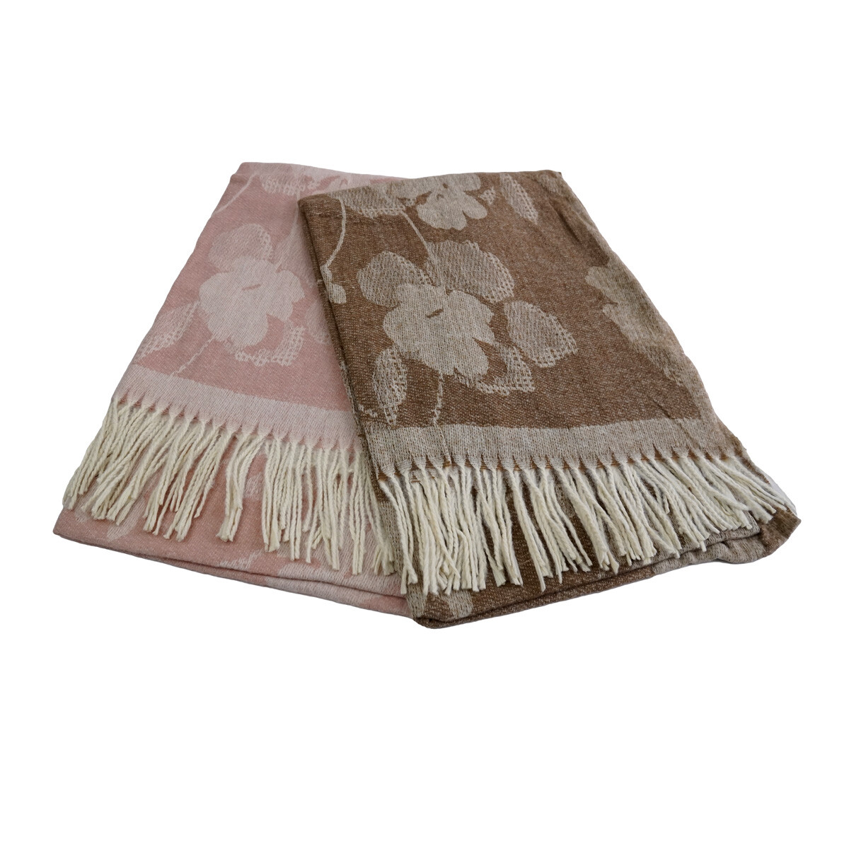 BUFANDA LANILLA C/FLECOS DISEÑO ARBOL 220GR 190X60CM 35896 Q60 