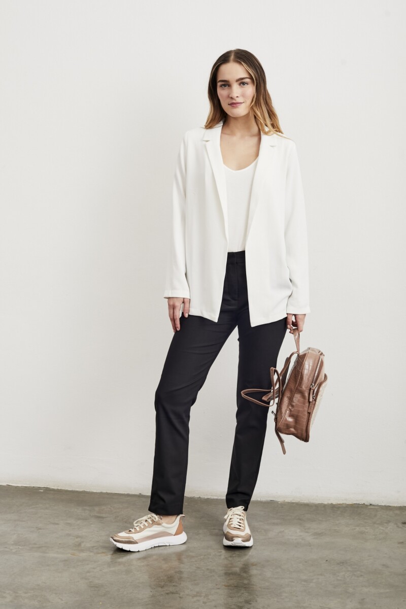 Pantalon Algodon Spandex Negro