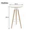 MESA REDONDA EAMES 60 CMS DIAMETRO - COLOR BLANCO MESA REDONDA EAMES 60 CMS DIAMETRO - COLOR BLANCO