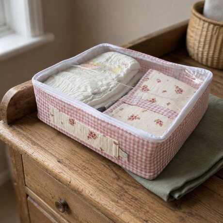 Organizador Storage Box S Hampton Rosa