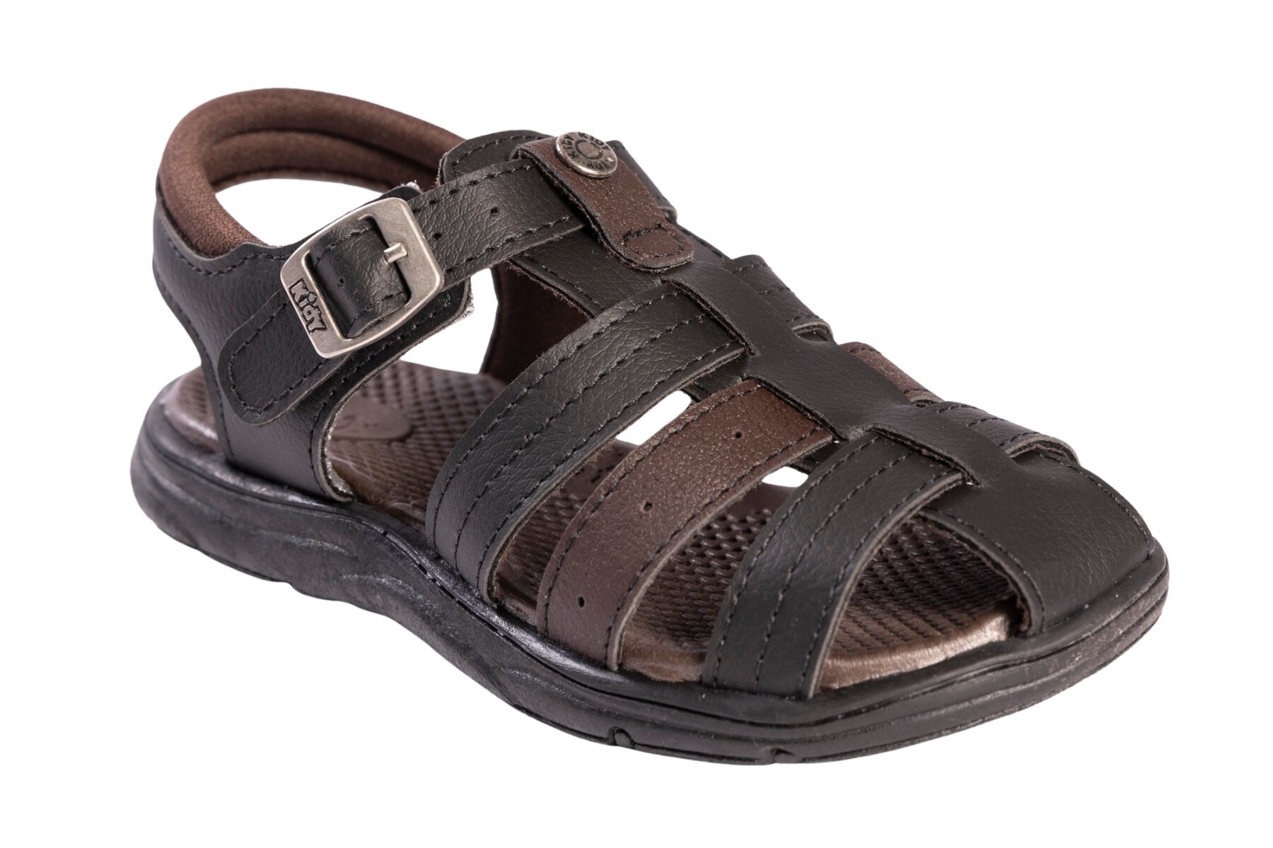 KIDY SANDALIA FLEX ANATOMICA - PRETO/CAFE 