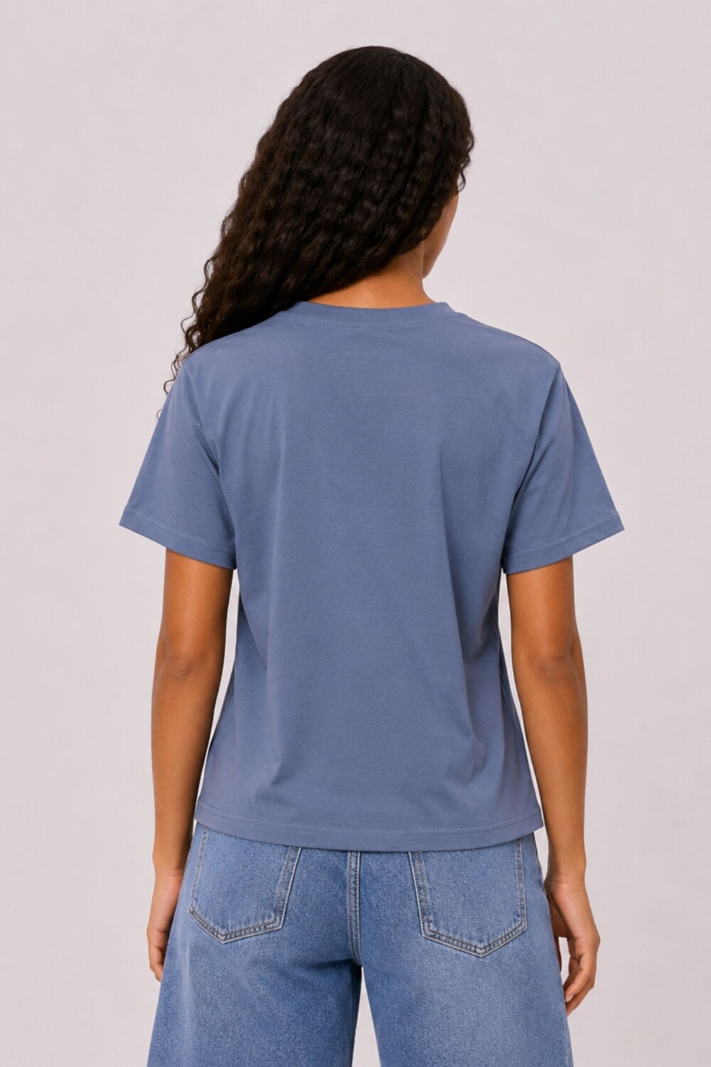 Remera Kalae Azul Grisaceo