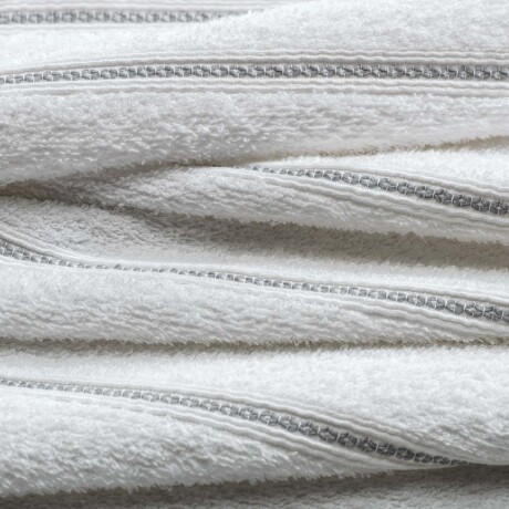TOALLA DE MANO ALGODON BLANCO STRISCIA