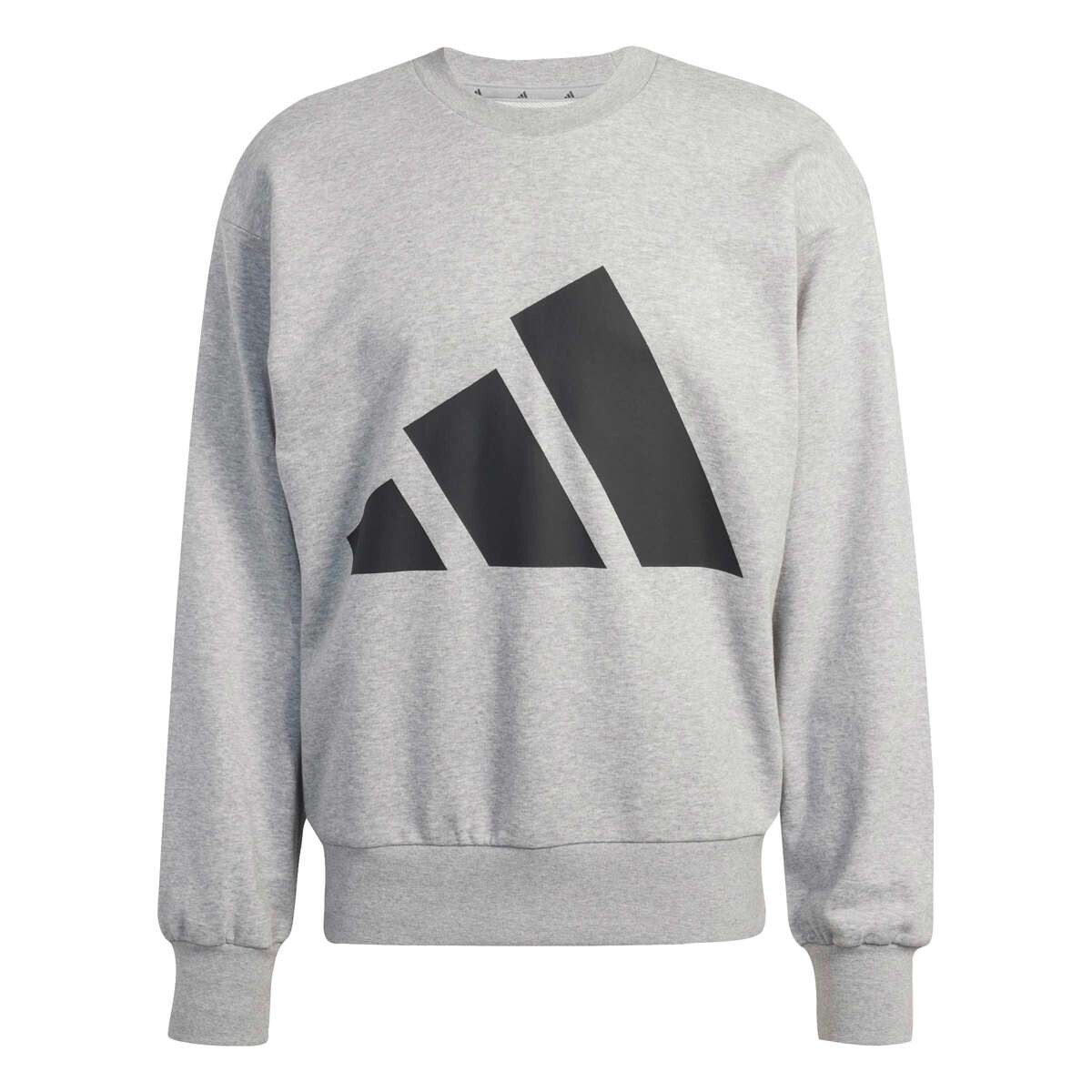 Campera Essentials Big Logo French Terry de Hombre - Gris 