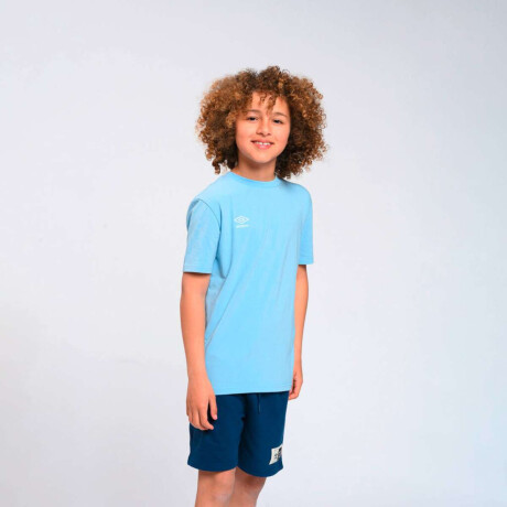 Remera Ray de Niños Celeste