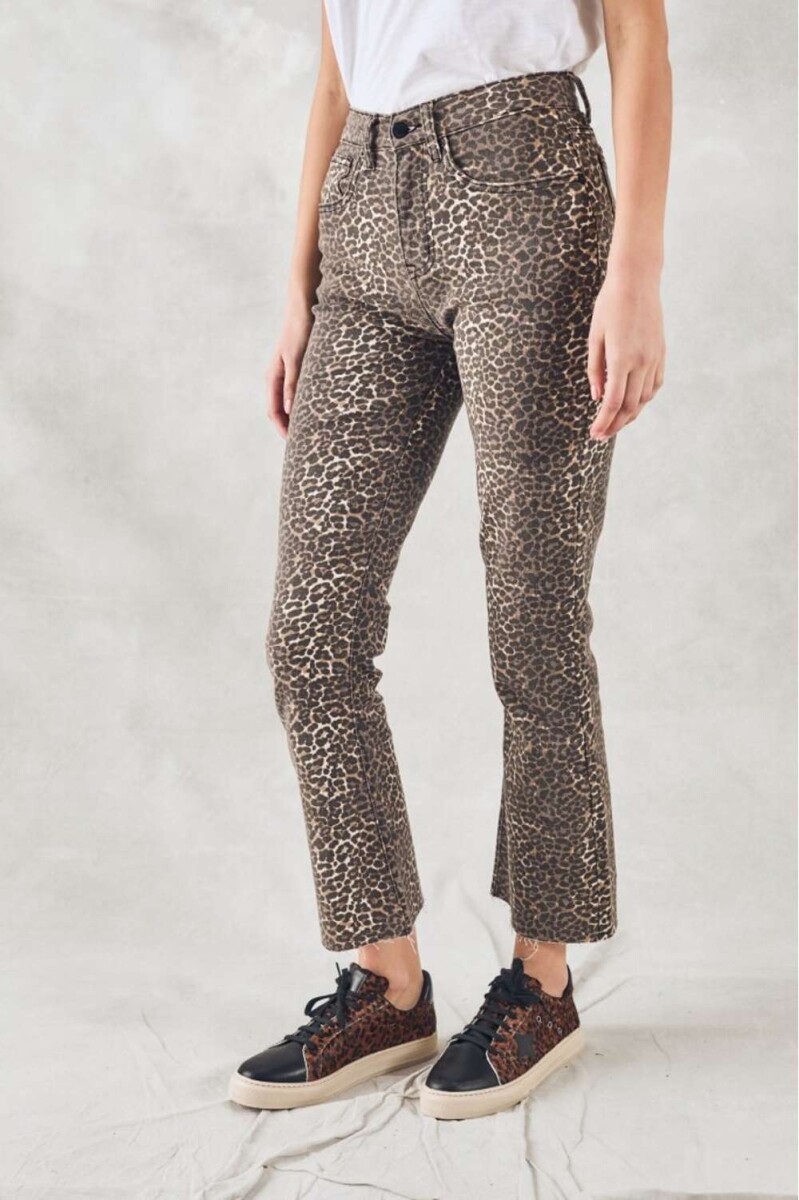 Jean Flare Animal Print - Multi 