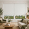 Set x2 Cortina roller blackout 180x200 cm BLANCO