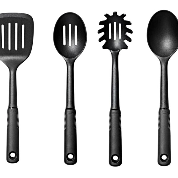 Juego 4 Piezas Utensilios Nylon Negro Oxo Juego 4 Piezas Utensilios Nylon Negro Oxo