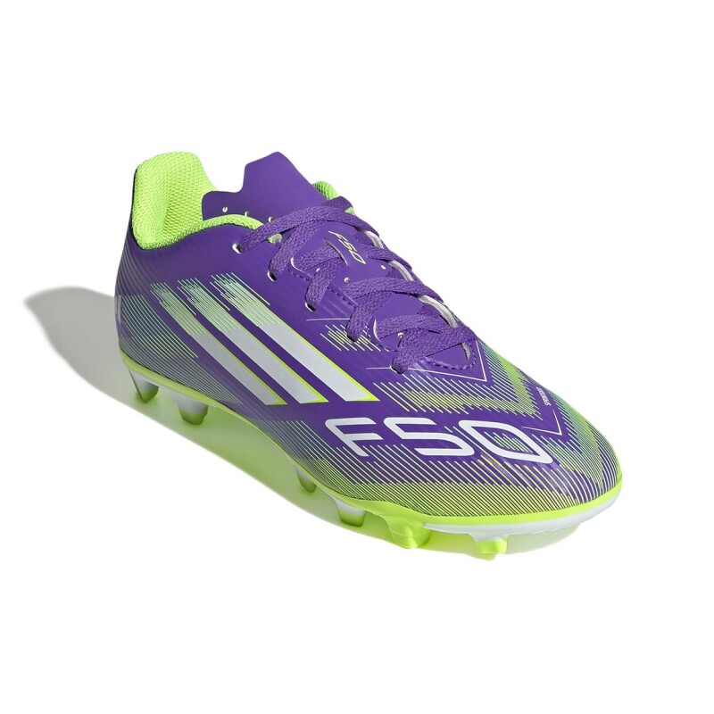 Championes de Fútbol Niño Adidas F50 Club FG/MG Purpura-Fluor