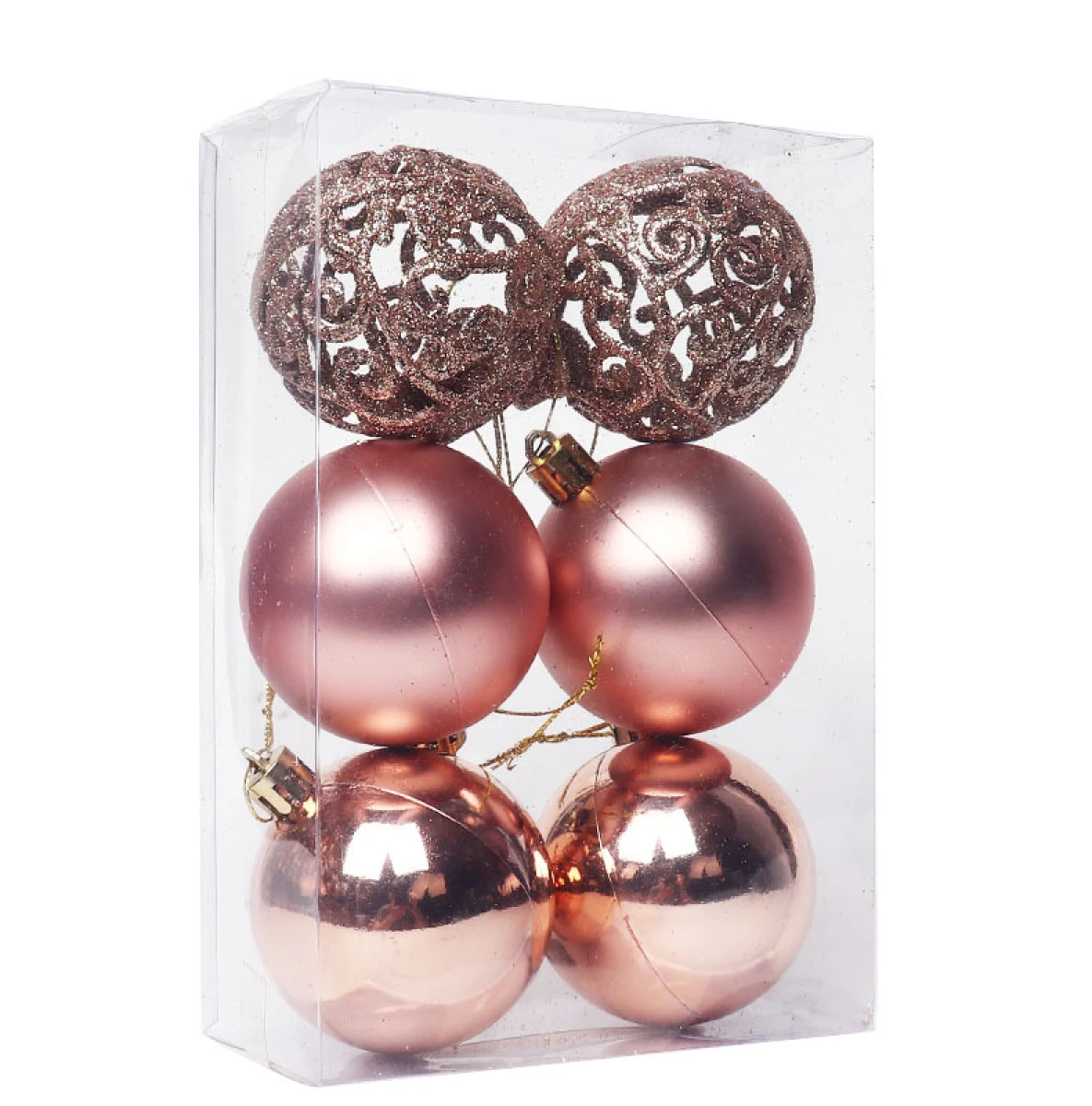 Esferas navideñas pack - Rosa 