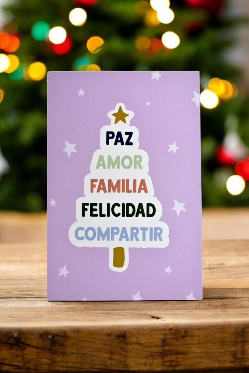 Tarjeta navidad 10x15 cm - DISEÑO 21 