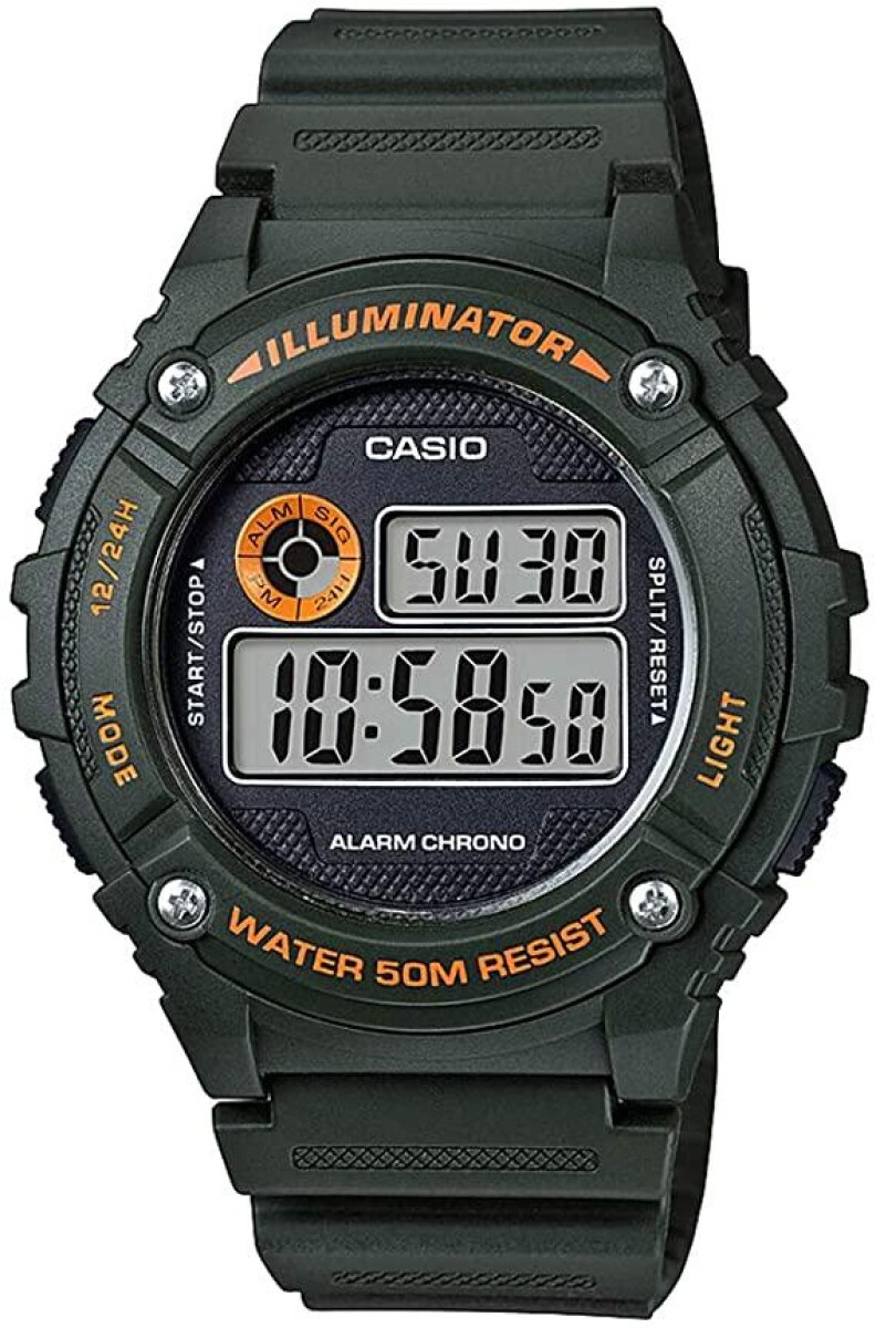 Casio Digital - W216H-3B 