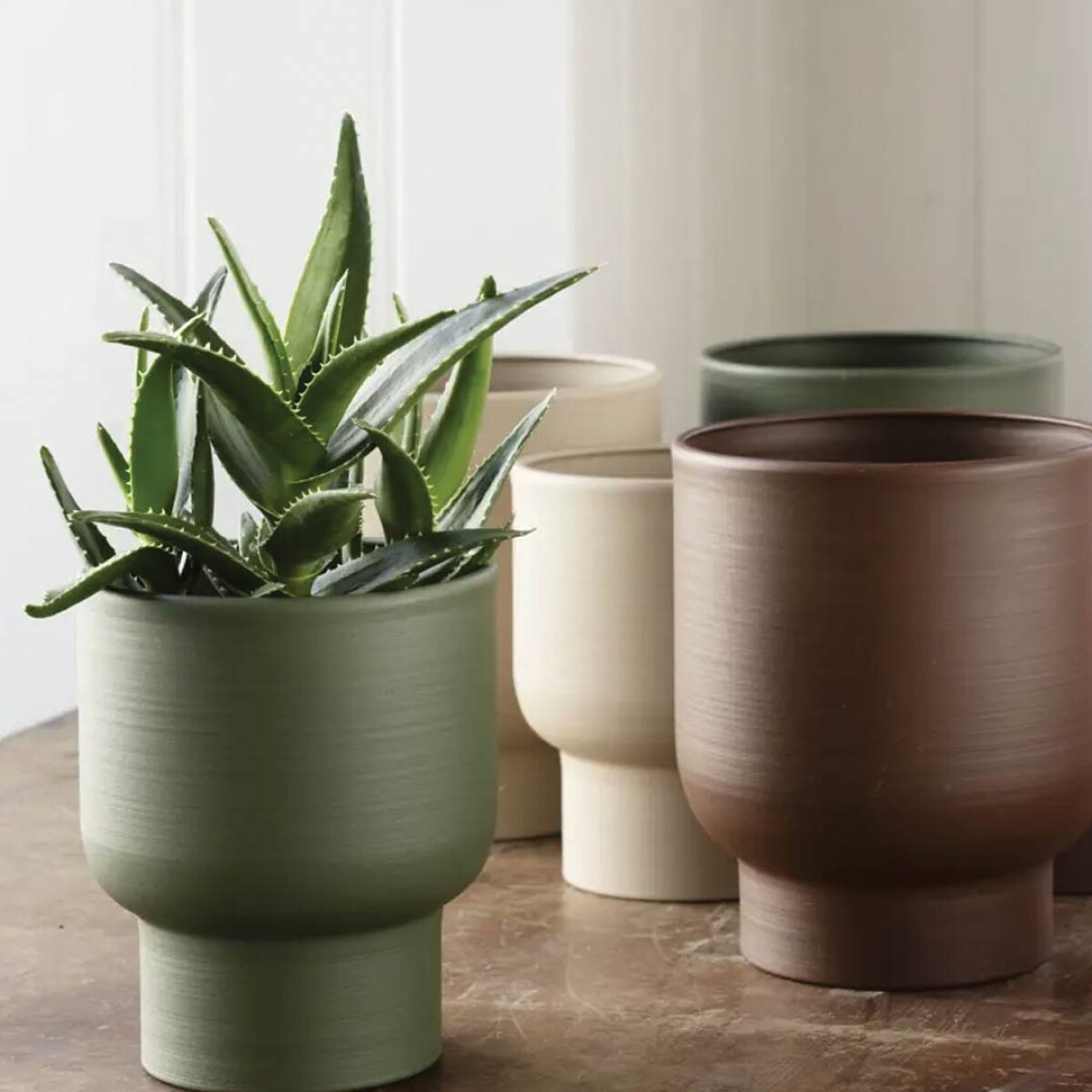 Macetero Noire - Bordo grande 