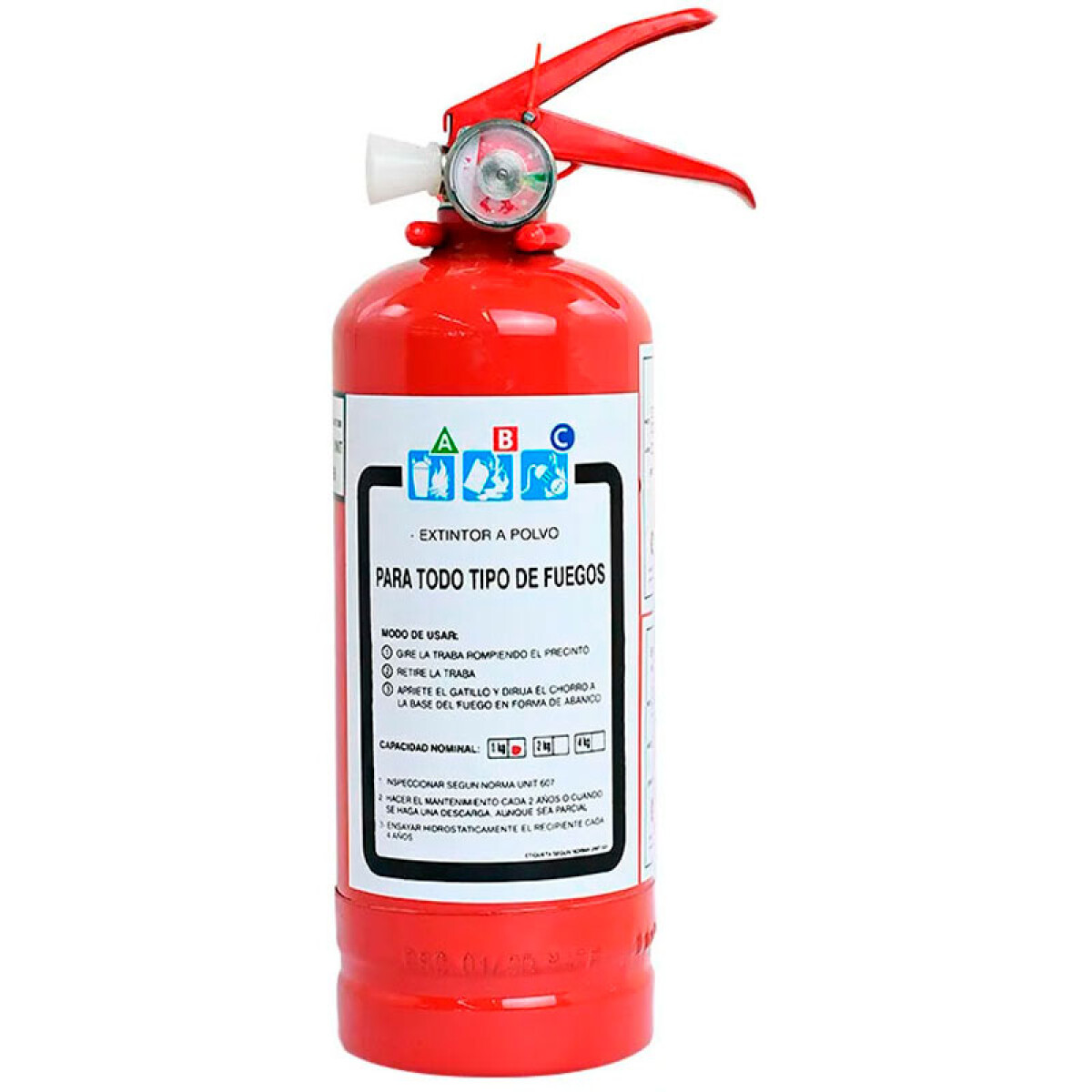 SEGURIDAD VIAL - BOMBERITO EXTINTOR 1KG REGLAMENTARIO - 