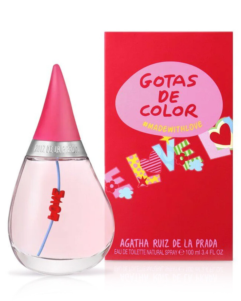 Perfume Agatha Ruiz De La Prada Gotas Love EDT 100ml Original 
