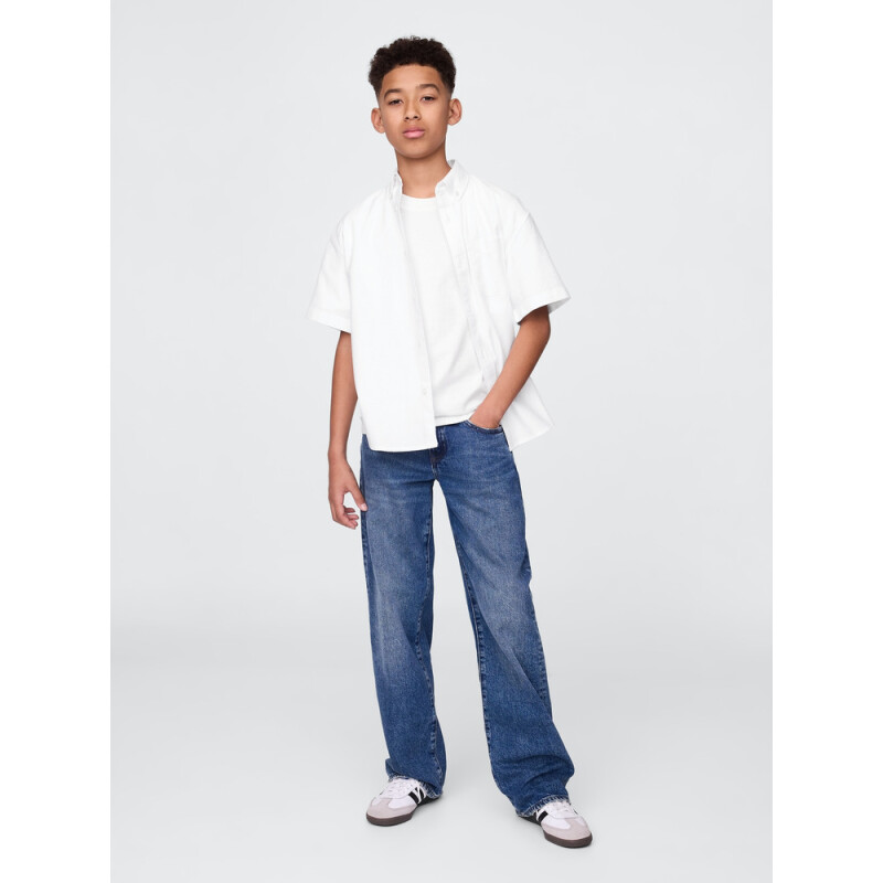 RELAXED SS OXFORD OPTIC WHITE V6