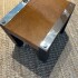 Petit Stool Cowhide Liso Claro