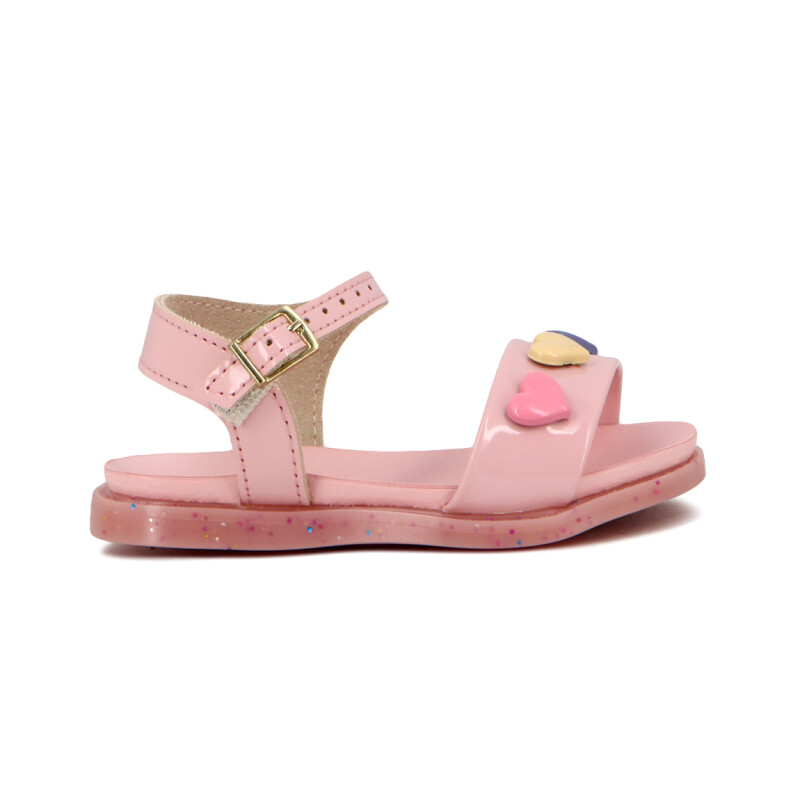 Molekinha Sandalia Casual Rosa Crema