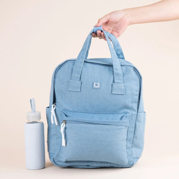 Mochila denim claro Mochila denim claro