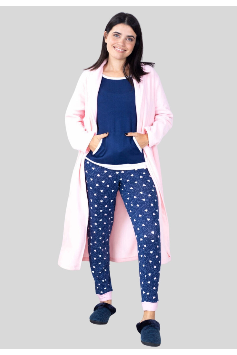 PIYAMA COMBINADO AZUL