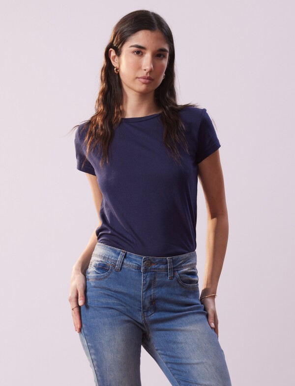 Remera Basica AZUL