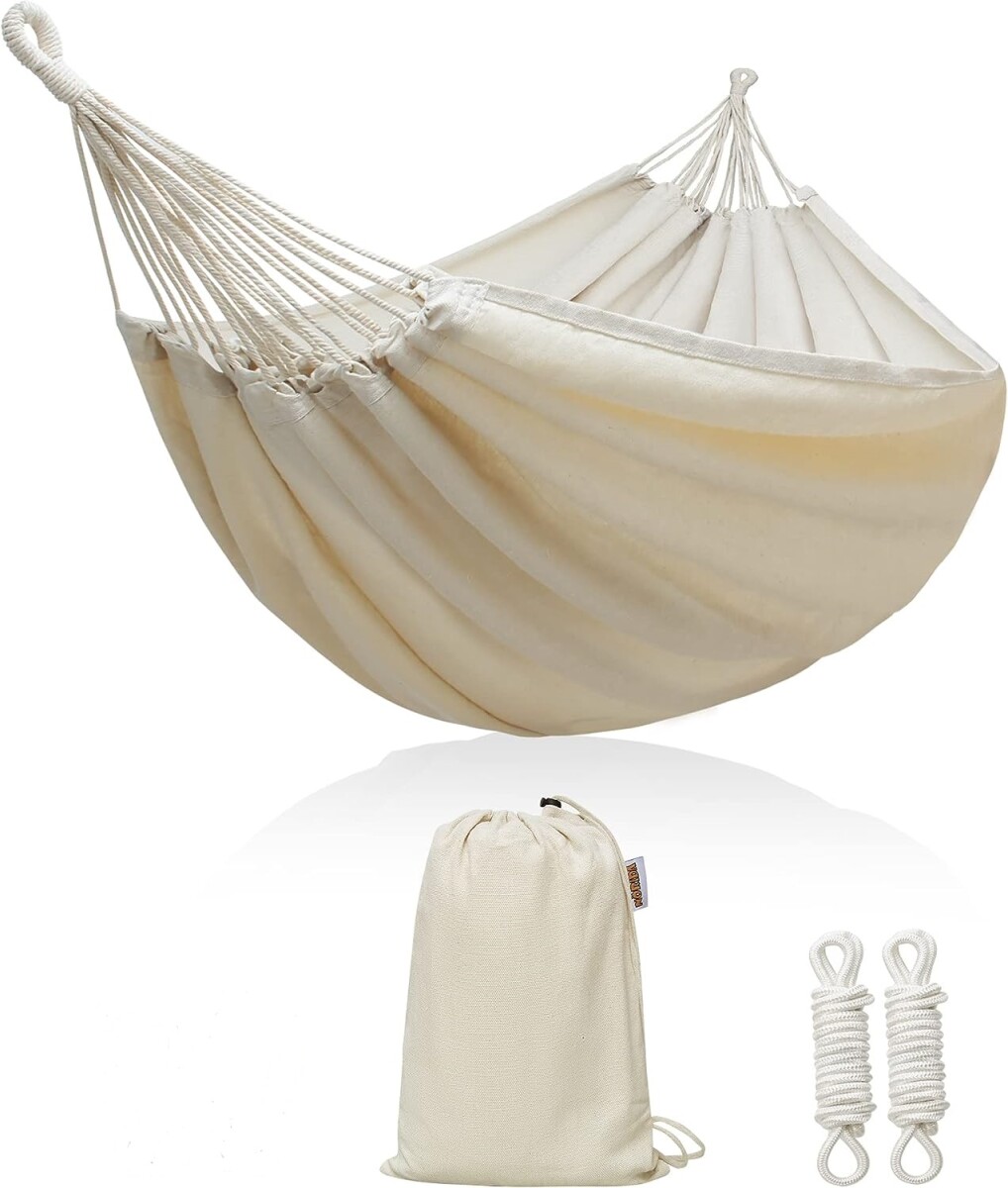 Hamaca Paraguaya 2 Plazas 200x150 Cm - Beige 